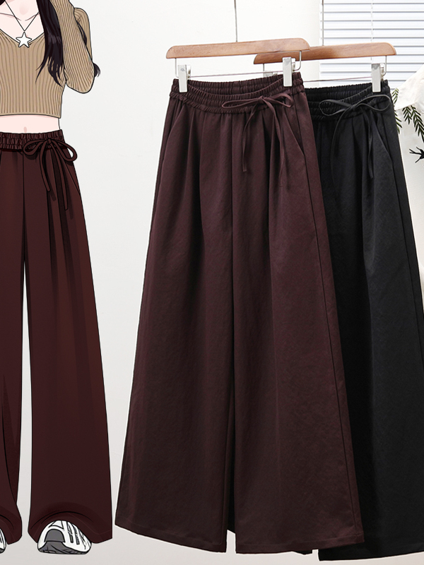 Tailored Trouser Wide - Günlük Kullanıma Uygun, Geniş Paçalı, Bol