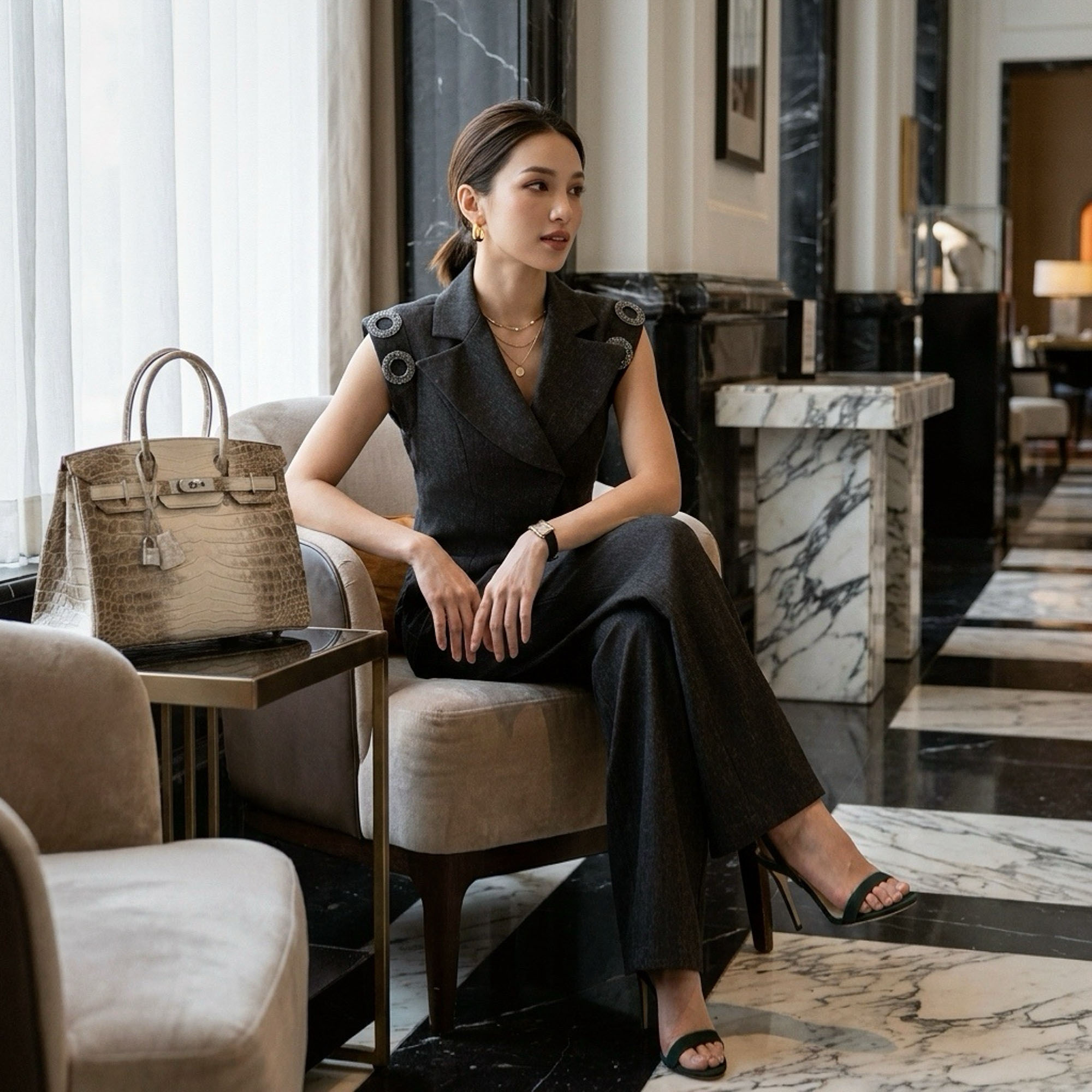 Womens Blazer - Şık Blazer Yelek Takım 2026 Sonbahar