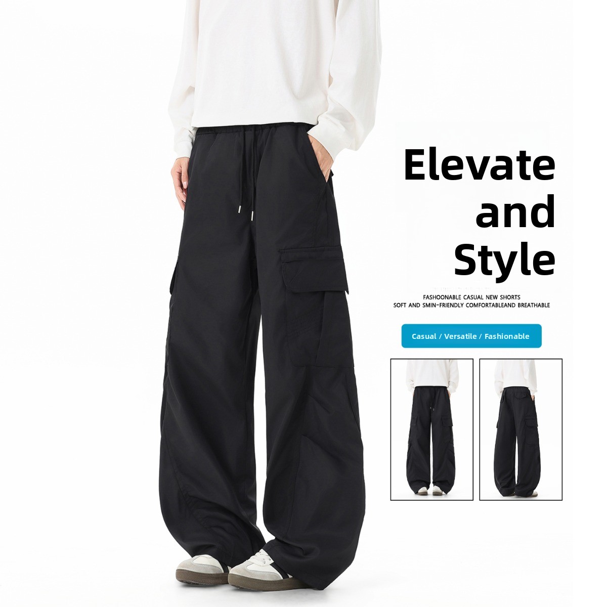 Tailored Trouser Wide - Moda 3D Kesimli Spor Eşofman Altı