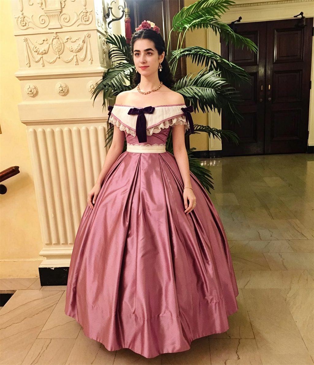 Retro Viktorya Dönemi Asil Kad - Evening Gown incelemesi ve fiyatı