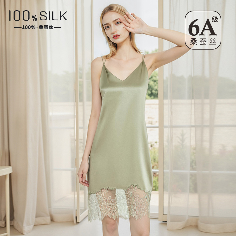 19 Momme İpek Kadife Gecelik,  - Lace Dress incelemesi ve fiyatı