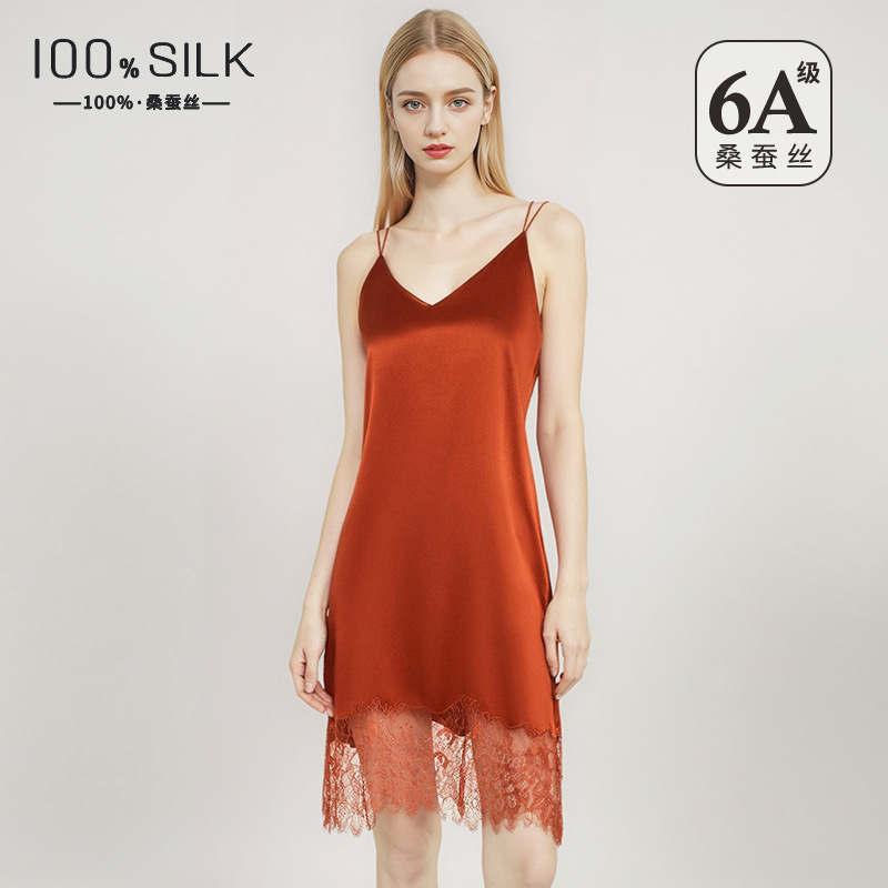 19 Momme İpek Kadife Gecelik,  - Lace Dress incelemesi ve fiyatı