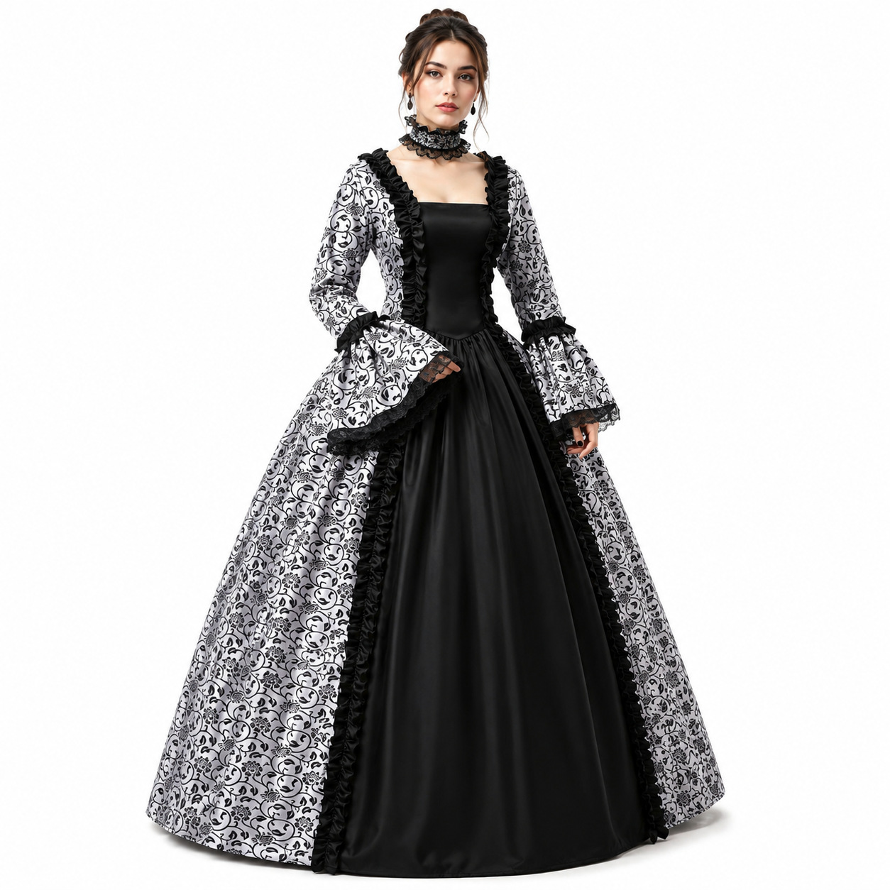 Vintage Ortaçağ Gotik Kare Yak - Lace Dress incelemesi ve fiyatı