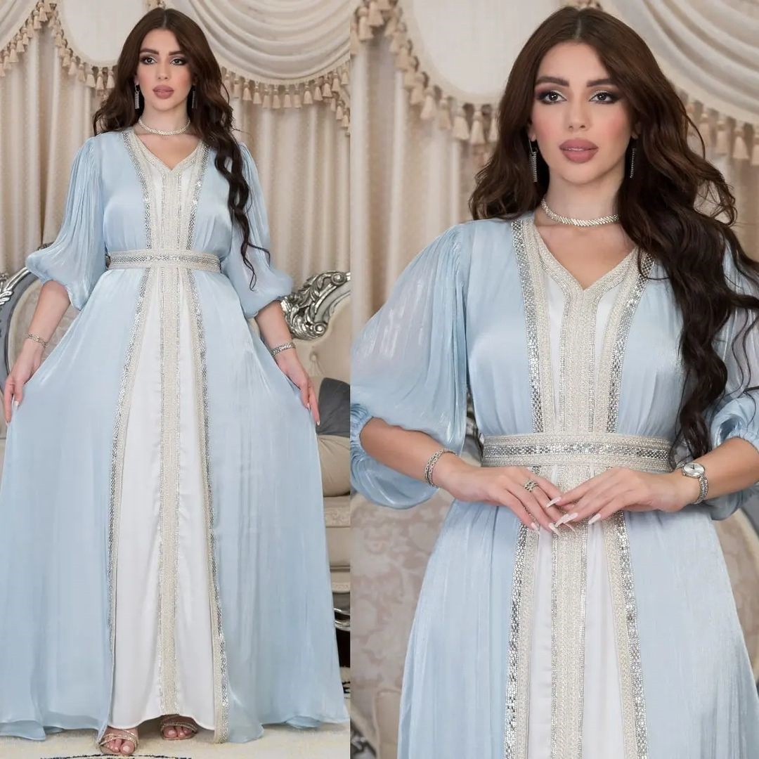 Lavanta Rengi Pul Payetli Elbi - Evening Gown incelemesi ve fiyatı